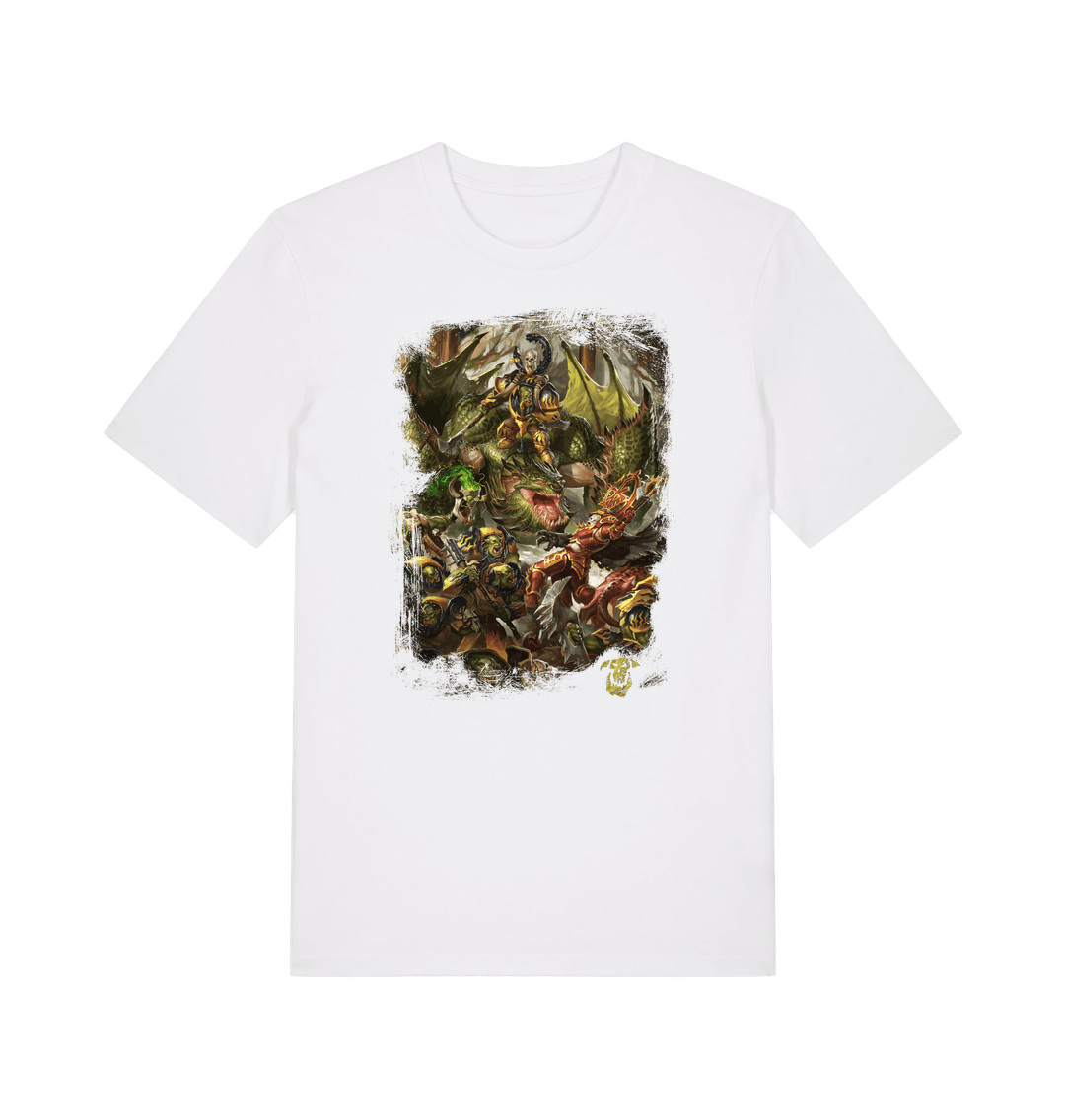 White Printed T-shirt Front